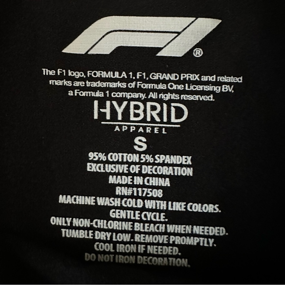 Formula 1 Women's Racing Tee Size S - Picture 4 of 9